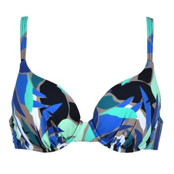 Naturana Badmode Dames Noir/Kaki Haut de Bikini Préformé