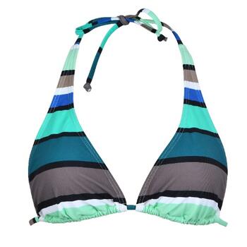 Naturana Badmode Dames Noir/Kaki Haut de Bikini Préformé