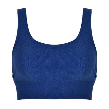 Naturana Badmode Dames Bleu Marine Soutien-Gorge Bikini Corbeille