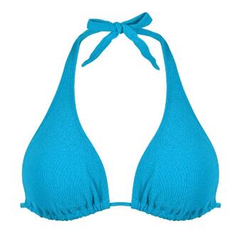 Naturana Badmode Dames Turquoise Haut de Bikini Préformé