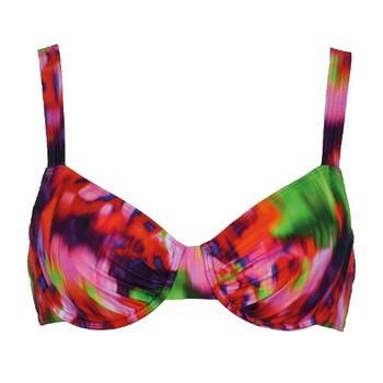 Naturana Badmode Dames Rouge/Rose Soutien-Gorge Bikini Corbeille