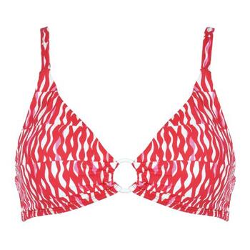 Naturana Badmode Dames Rouge/Rose Haut de Bikini Préformé