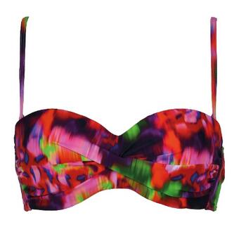 Naturana Badmode Dames Bleu/Vert Haut de Bikini Préformé