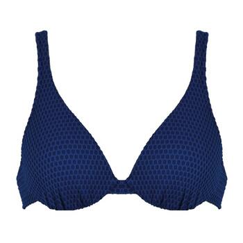 Naturana Badmode Dames Bleu Haut de Bikini Préformé