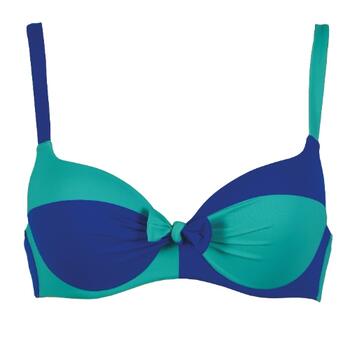 Naturana Badmode Dames Bleu Haut de Bikini Préformé