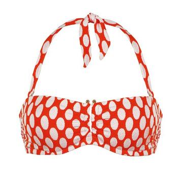 Naturana Badmode Dames Rouge Haut de Bikini Préformé