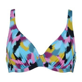 Naturana Badmode  Noir/Multicolore Soutien-Gorge Bikini Corbeille