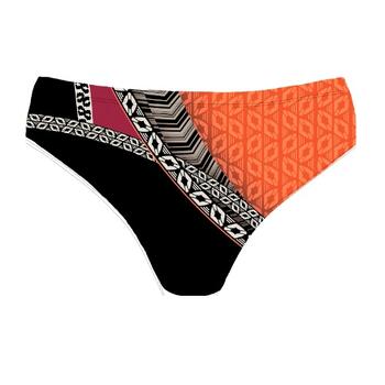 Naturana Badmode Dames Noir/Orange Slip de Bikini
