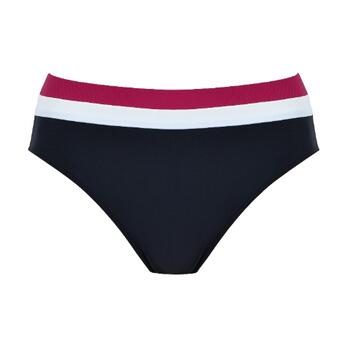 Naturana Badmode Dames Noir/Violet Slip de Bikini