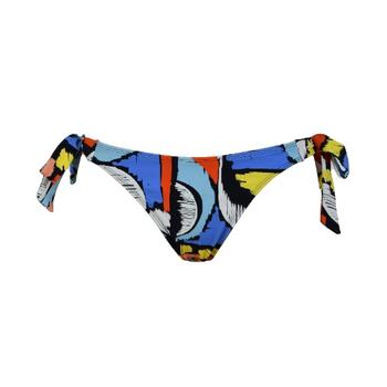 Naturana Badmode Dames Noir/Multicolore Slip de Bikini