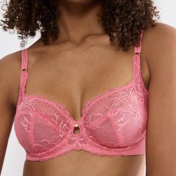 Triomphe Wild Peony Florale Rose Soutien-Gorge Rembourré