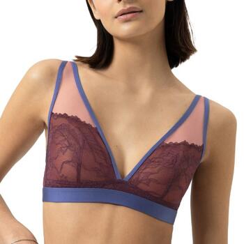 Mey Lingerie Poetry Style Bleu/Rouge Soutien-Gorge sans Armatures en Dentelle
