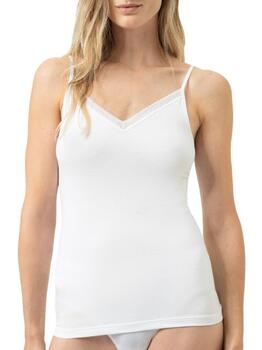 Mey Lingerie Modal Lace Blanc Top Spaghetti