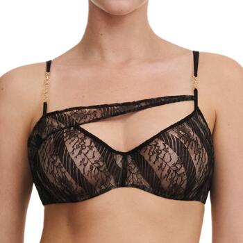 Chantelle Slash Noir Soutien-gorge sans forme
