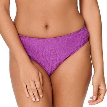 Plage de LingaDore Purple Pulse Violet Slip de Bikini