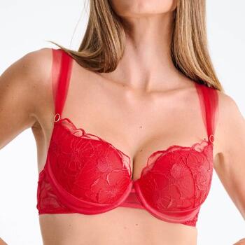 Lisca Miracle Rouge Soutien-Gorge Rembourré