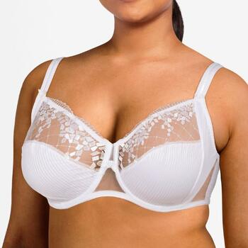 Chantelle Pont Neuf Blanc Soutien-gorge sans forme