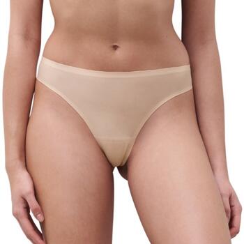 Chantelle SoftStretch Beige Slip Brésilien