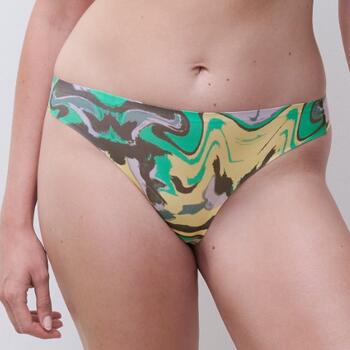 Chantelle SoftStretch Vert/Print Culotte String