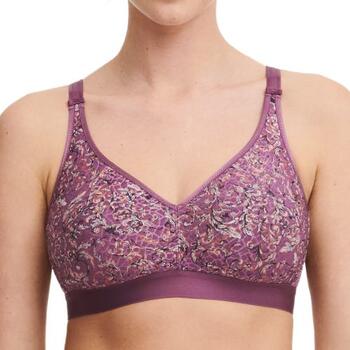 Chantelle Magnifique Violet Soutien-Gorge sans Armatures en Dentelle