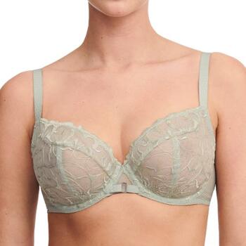 Chantelle Fleurs Vert Soutien-gorge sans forme
