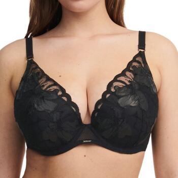 Chantelle Fleurs Signature Noir Soutien-Gorge Rembourré