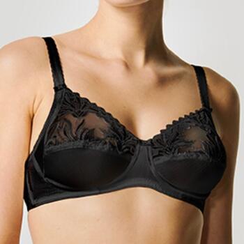 Chantelle Amazone Noir Soutien-Gorge sans Armatures en Dentelle
