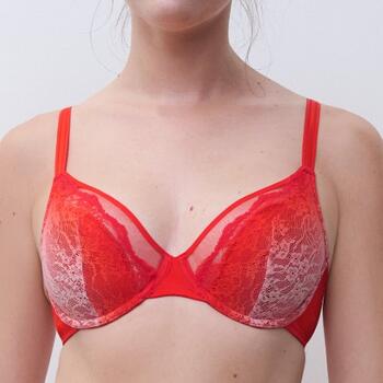 Chantelle Crush Rouge Soutien-Gorge Rembourré