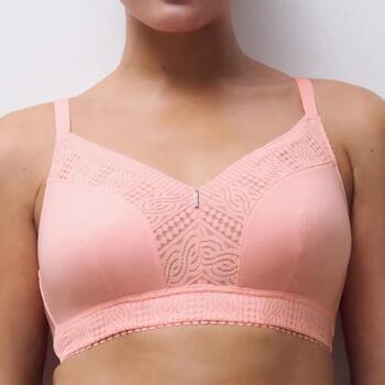Chantelle Easy Support Rose Soutien-Gorge sans Armatures en Dentelle