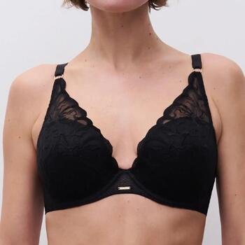 Chantelle Fleurs Noir Soutien-Gorge Rembourré