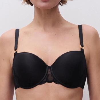 Chantelle Fleurs Noir Soutien-Gorge Rembourré