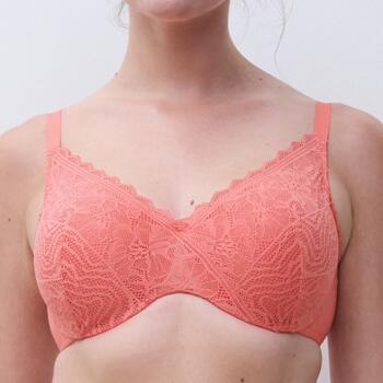 Chantelle Floral Touch Corail Soutien-Gorge Rembourré