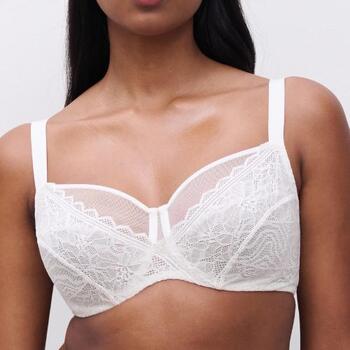 Chantelle Floral Touch Blanc Soutien-gorge sans forme