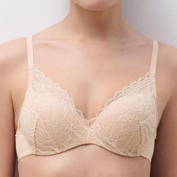 Chantelle Floral Touch Beige Soutien-Gorge Rembourré
