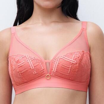 Chantelle Graphic Support Corail Soutien-Gorge sans Armatures en Dentelle