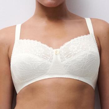 Chantelle Sublime Blanc Soutien-Gorge sans Armatures en Dentelle
