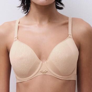 Chantelle Pure Lace Beige Soutien-Gorge Rembourré