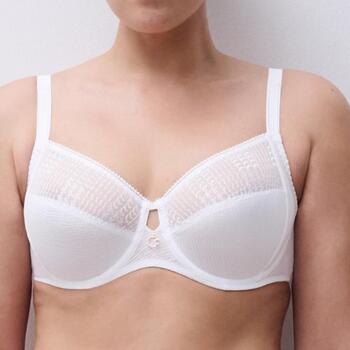 Chantelle Intrique Blanc Soutien-gorge sans forme