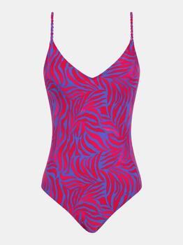Femilet Badmode Tidra Bleu/Rouge Maillot de Bain
