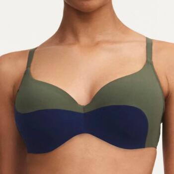 Chantelle Badmode Aura Bleu/Vert Soutien-Gorge Bikini Corbeille