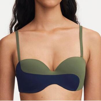 Chantelle Badmode Aura Bleu/Vert Soutien-Gorge Bikini Corbeille