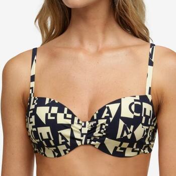Chantelle Badmode Identity Blanc/Noir Haut de Bikini Préformé