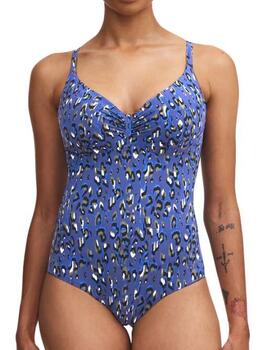Chantelle Badmode EOS Bleu Maillot de Bain