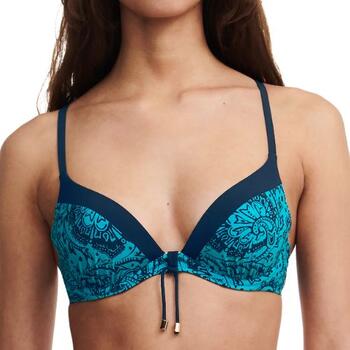 Chantelle Badmode Flowers Bleu Bikinitop Push Up
