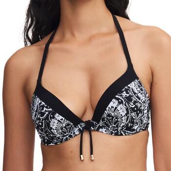 Chantelle Badmode Flowers Noir/Blanc Bikinitop Push Up