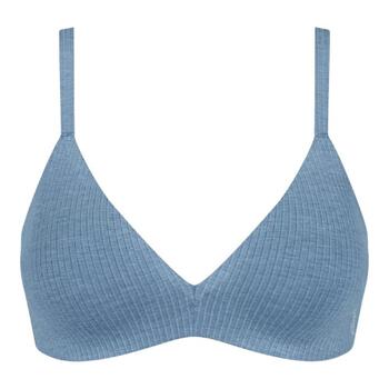 Sloggi Zero Feel Bleu Soutien-Gorge sans Armatures en Dentelle