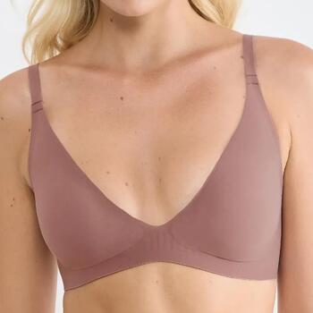 Sloggi Zero Feel Marron Soutien-Gorge sans Armatures en Dentelle