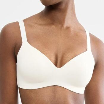 Sloggi Zero Feel Blanc Soutien-Gorge sans Armatures en Dentelle