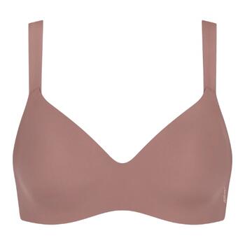 Sloggi Zero Feel Marron Soutien-Gorge sans Armatures en Dentelle