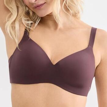 Sloggi Zero Feel Bordeaux Soutien-Gorge sans Armatures en Dentelle